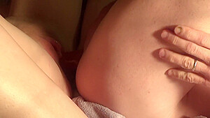 Wife And Husband Go Ass To Ass With A Double Dildo In Their Asses!