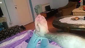 Wife hogtied and tickled