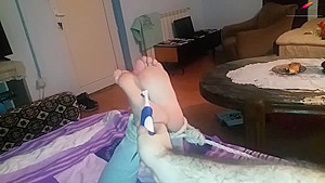 Wife hogtied and tickled