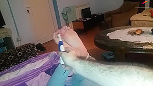 Wife hogtied and tickled