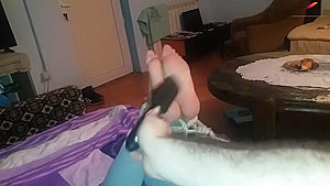 Wife hogtied and tickled