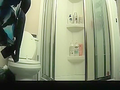 Wife spied in bathroom by