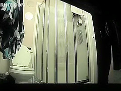 Wife spied in bathroom by