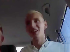 Wild car sex for exposed homosexuals