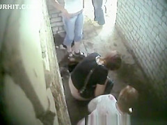 Womens Peeing Together