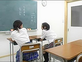 YUME and SAKURA in the class-room