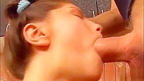 Young Minx With Big Naturals Gets Slammed