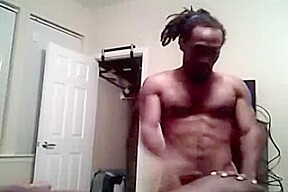 Young black couple homemade