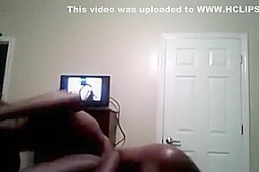 Young black couple homemade