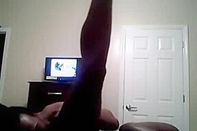 Young black couple homemade