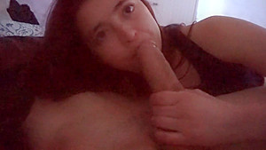 Young cute bitch gets hot and sucks her Step daddy sneakily from Step mom