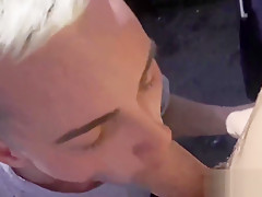 Young gay sucking stepbro cock before interracial bareback