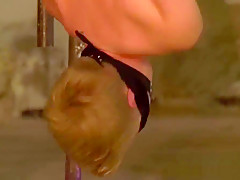 Young homosexual guy tied up and punished by dominant geezer
