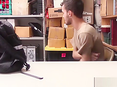 Young perp anally banged by an officer with a big dick