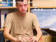 Young perp anally banged by an officer with a big dick