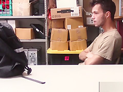 Young perp anally banged by an officer with a big dick