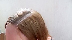 Young slut Masturbates and gives a fuck to her mouth to a stranger