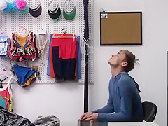 YoungPerps - Hot Black Security Officer Fucks A Cute Thief’s Tight Hole