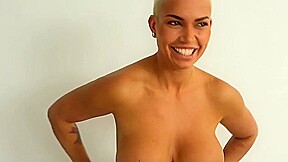 amazing blonde babe shows her sexual skills