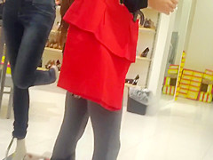 amazing gray leggings booty