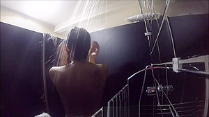 at the Gym Caught Hot Brunette Masturbating
