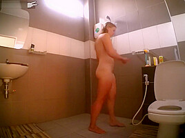 bathroom codefuck shaving her pussy sexy blonde teen 18+ in shower