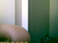 before the shower tits and hairypussy sazz