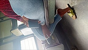 candid indian Soles in train : indian feet : feet play