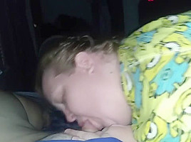 fat bbw whore milf sucks teen 18+ cock and gets fingered