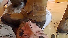 femdom muddy boots