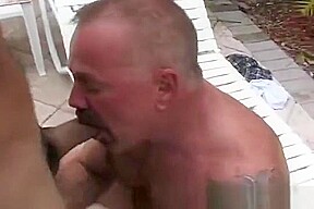 gay Step dad Step son pool