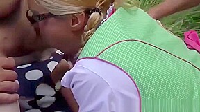 german outdoor gangbang party orgy