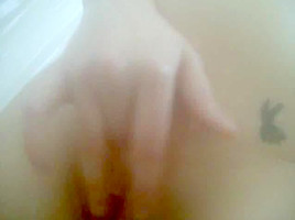 girl in the shower masturbating