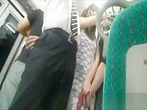 horny wife gives blowjob to stranger bus passenger