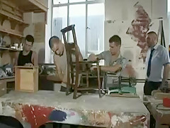 hot forgien guys in the workshop