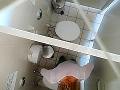 in public toilet ceiling