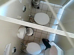 in public toilet ceiling