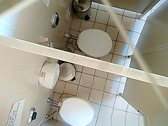 in public toilet ceiling
