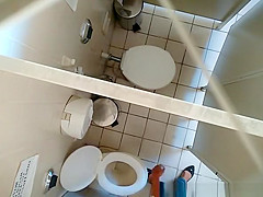 in public toilet ceiling
