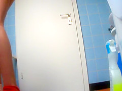 in shower