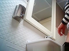 in the ladies toilet