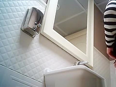 in the ladies toilet