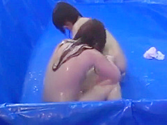 japanese oil catfight ripping clothes off