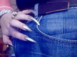 long nails tease