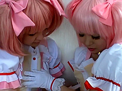 madokamagika cosplay lesbians