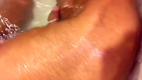 muscle stud jerks off and showers