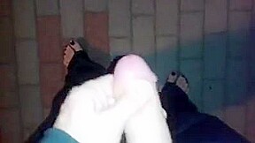 my sexy feet and my horny dick