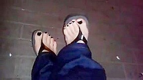 my sexy feet and my horny dick