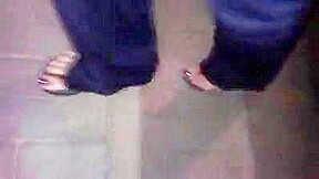 my sexy feet and my horny dick