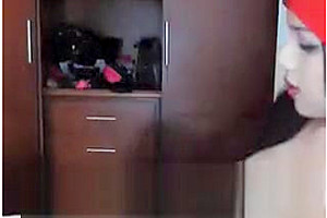 naughty Latin honey Strokes On cam